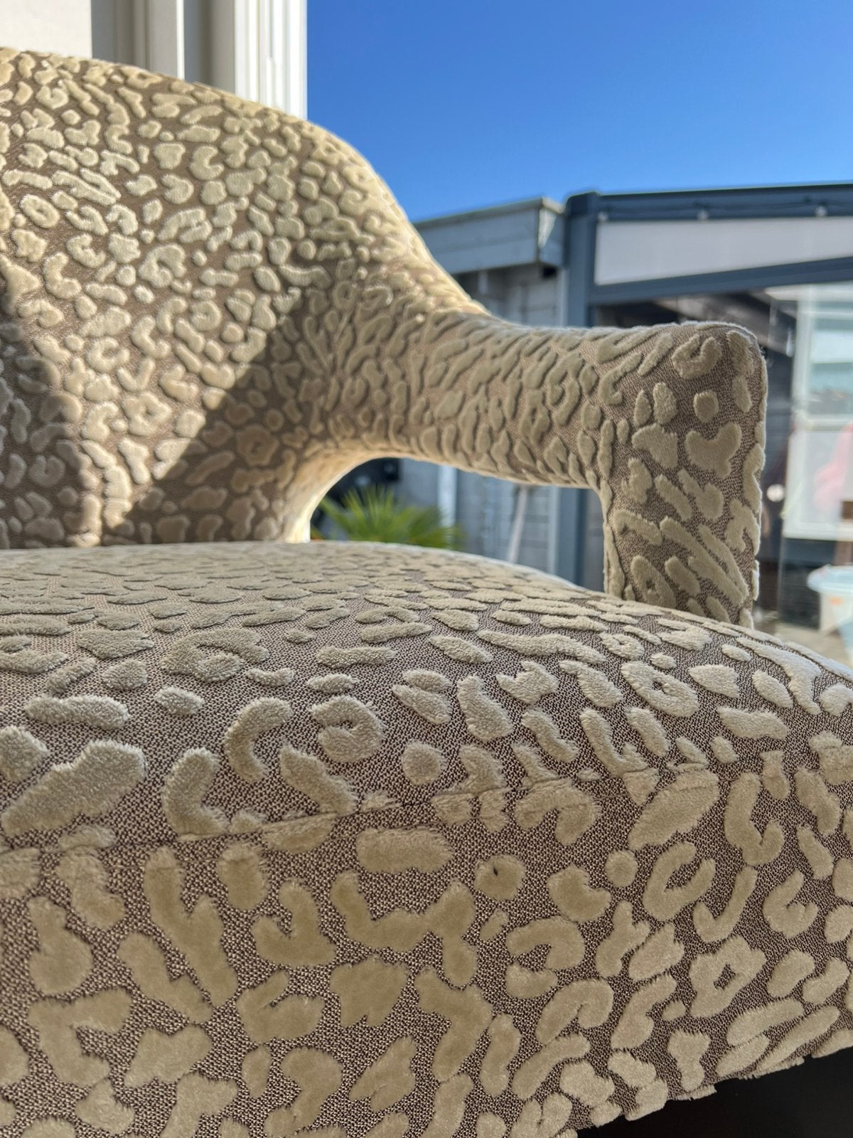 EXCLUSIEVE La Donna Fauteuil Custom Made relaxstoel print, Huis en Inrichting, Ophalen of Verzenden