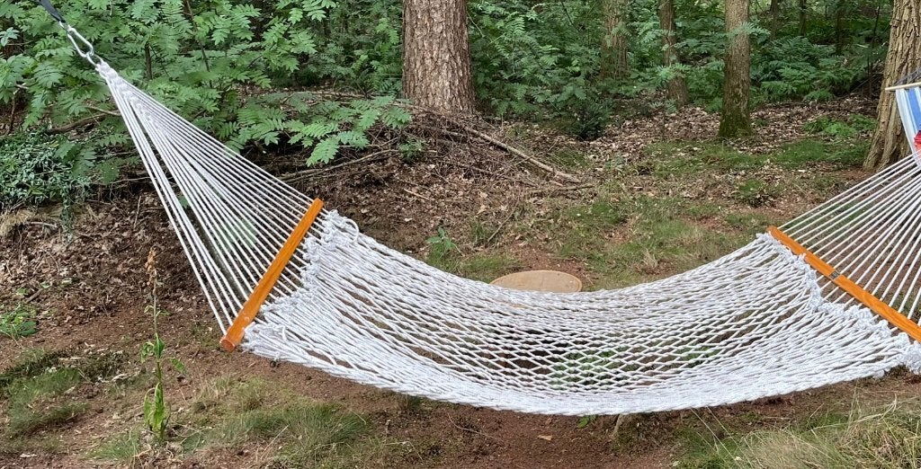 Royale hangmat wit Pawleys Island, Tuin en Terras, Hangmatten, Gebruikt, Meerpersoons, Binnen, Buiten, Ophalen