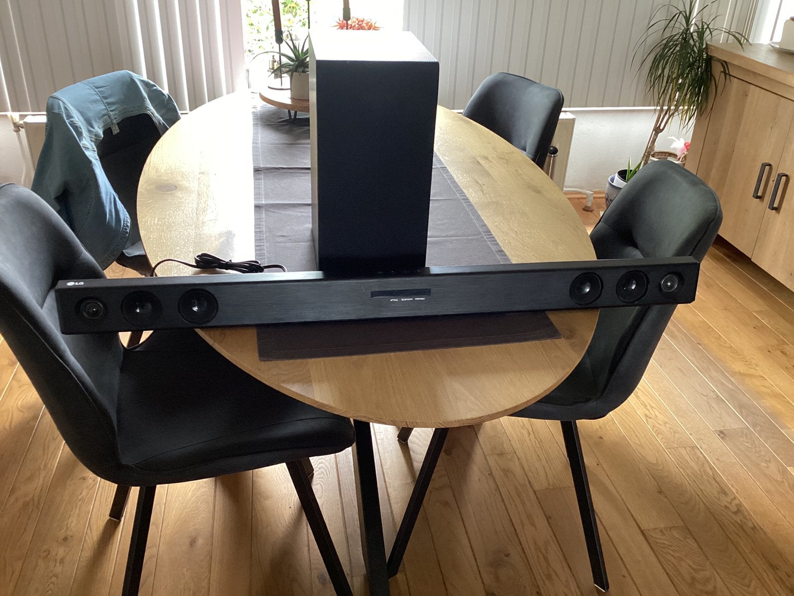 LG LAS453B Soundbar met draadloze subwoofer, Ophalen, Bluetooth, Gebruikt