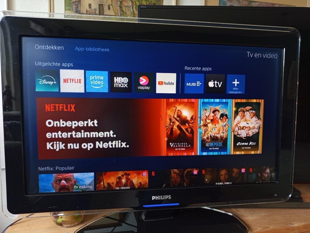 Philips Ambilight LCD 32 inch "BEELD EN AMBILIGHT PERFECT", Ophalen, Philips, Gebruikt, 50 Hz