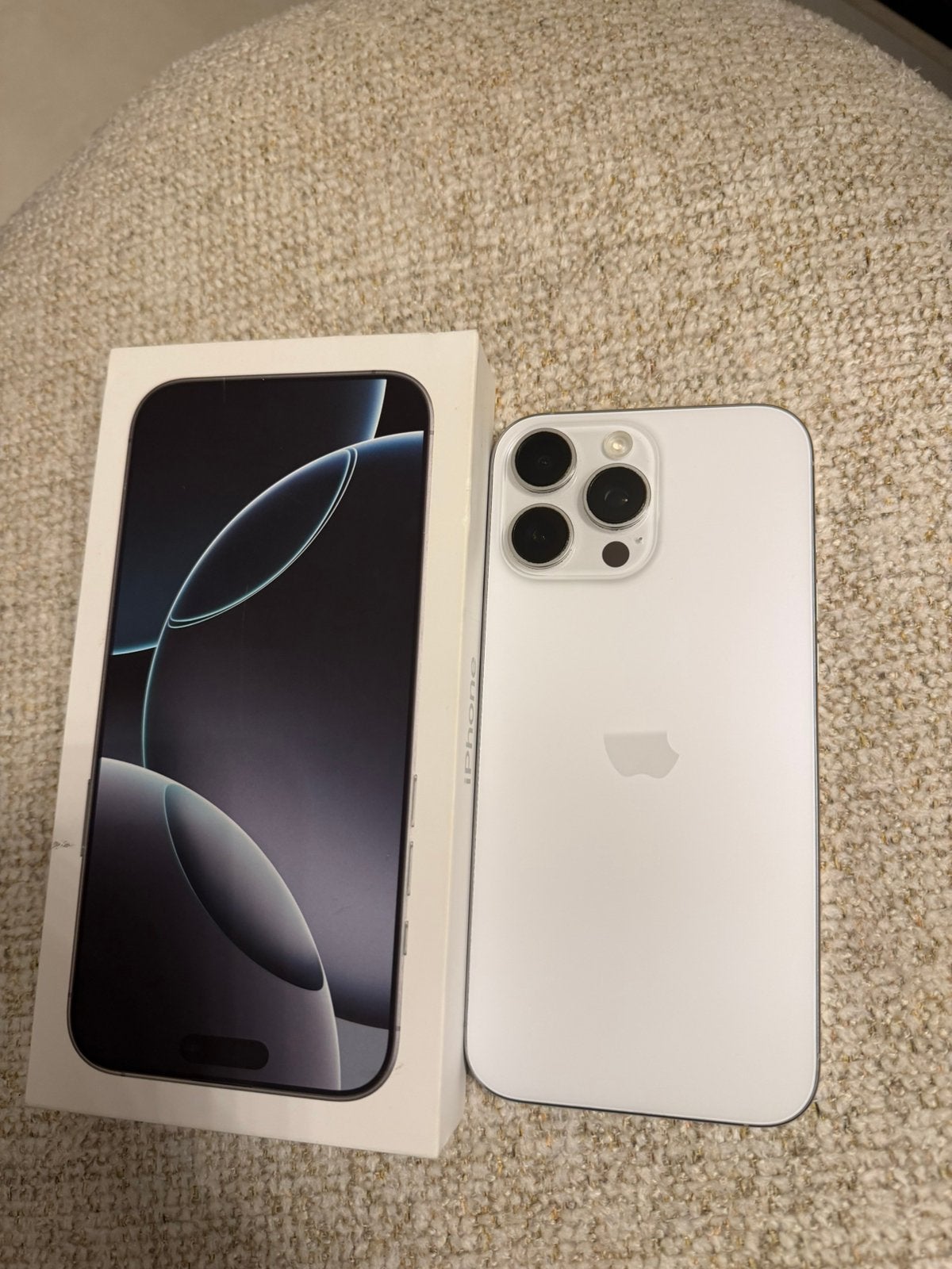 iPhone 16 Pro Max 256gb Titanium White, Telecommunicatie, 256 GB, 89 %, Wit, IPhone 16 Pro Max