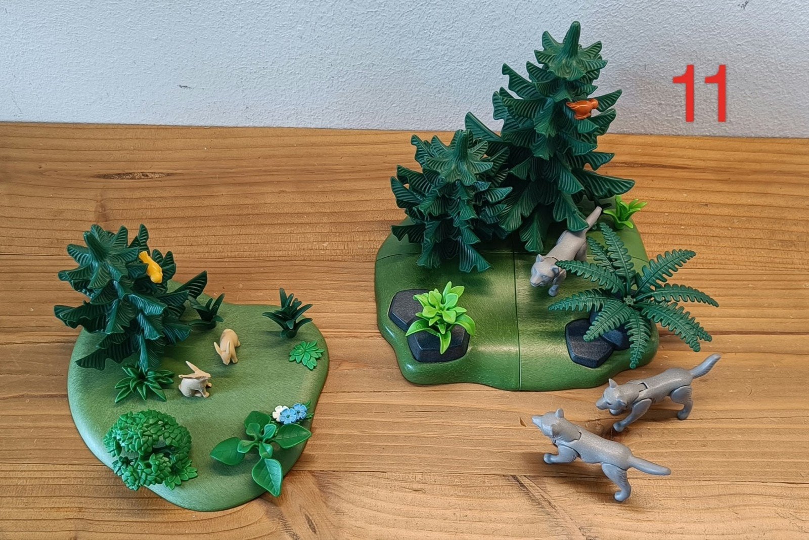 Playmobil dennenbos met wolven, Ophalen of Verzenden, Gebruikt, Complete set, Overige typen