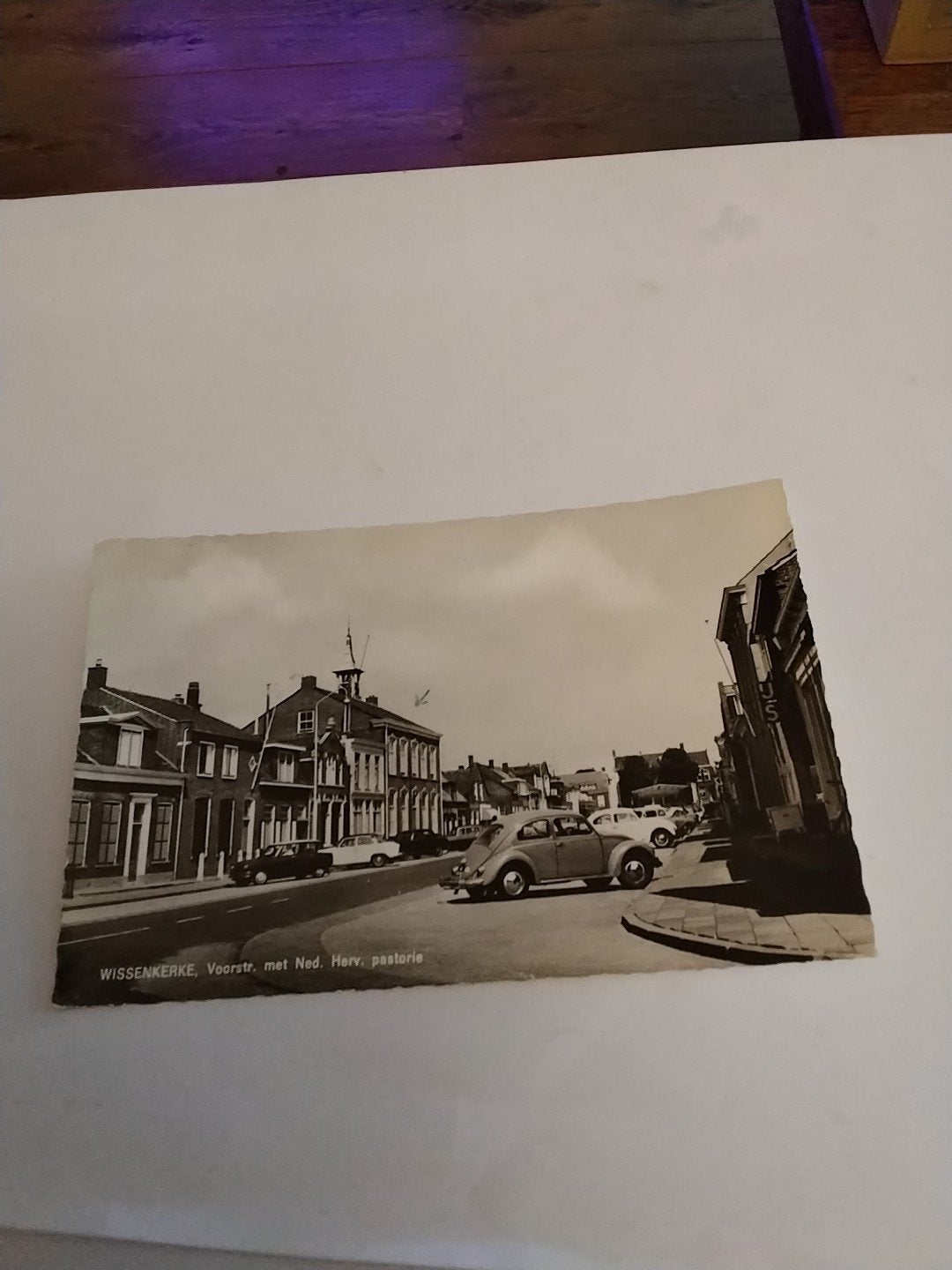 Oude kaart Wissenkerke, Voorstr. met Ned. Herv. pastorie, Ophalen of Verzenden, 1940 tot 1960, Zeeland