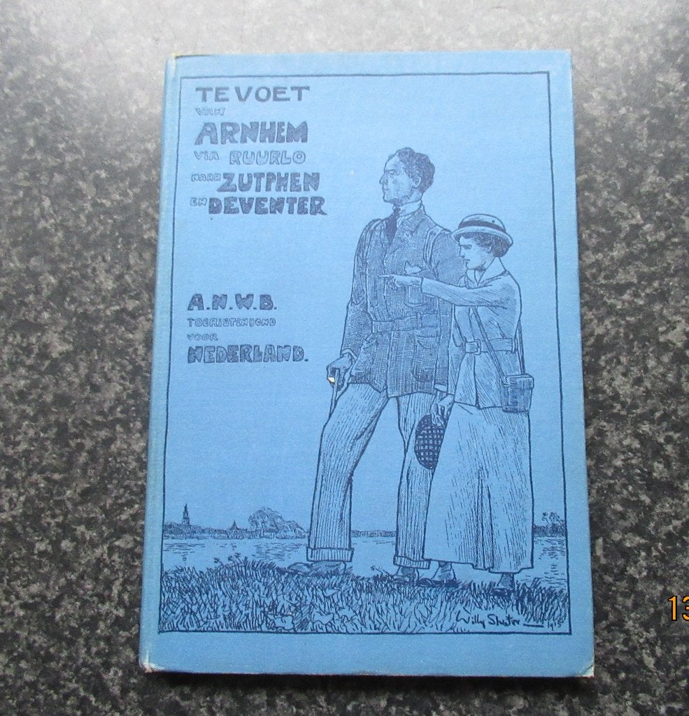 TE VOET VAN ARNHEM NAAR ZUTPHEN-1eDR-COMPLEET + KAARTJES1915, Boeken, Gelezen, Ophalen of Verzenden, Landkaart, 1800 tot 2000