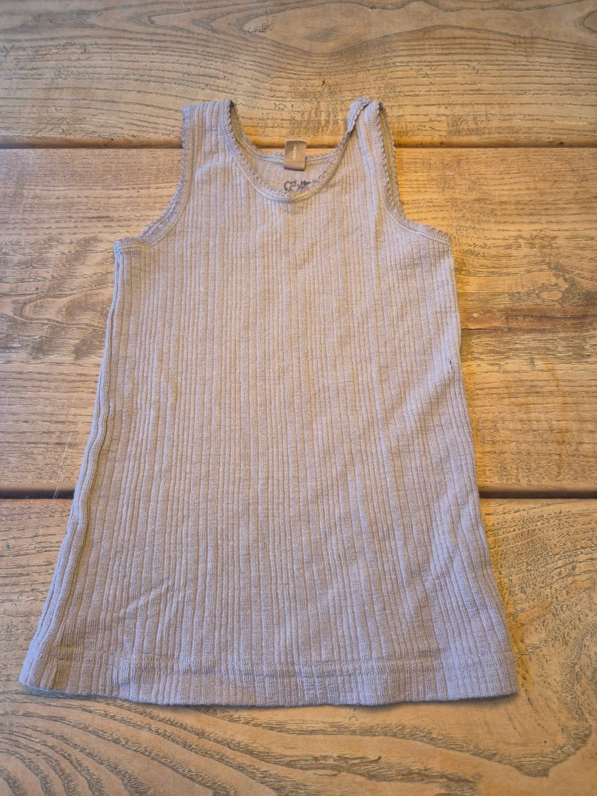 Wollen hemdje Dilling biologische merino wol rib mt 110/116, Nacht- of Onderkleding, Meisje, Ophalen of Verzenden, Zo goed als nieuw