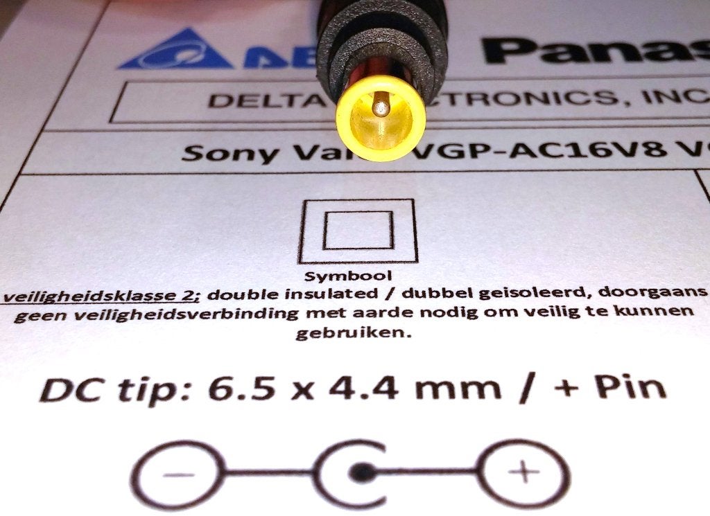 Sony Vaio VGP-AC16V8 Panasonic CF-AA1639A 16V 4A 15.6V 3.85A, Ophalen of Verzenden, Nieuw, Sony