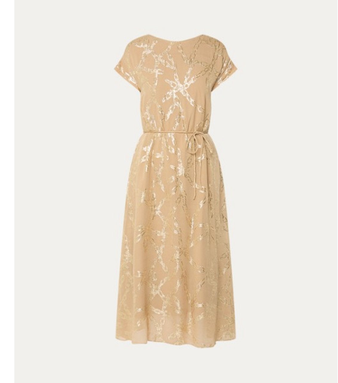 Juniper bb caroli midi tuniek jurk/Prachtige jurk, Overige typen, Beige, Ophalen of Verzenden, Zo goed als nieuw