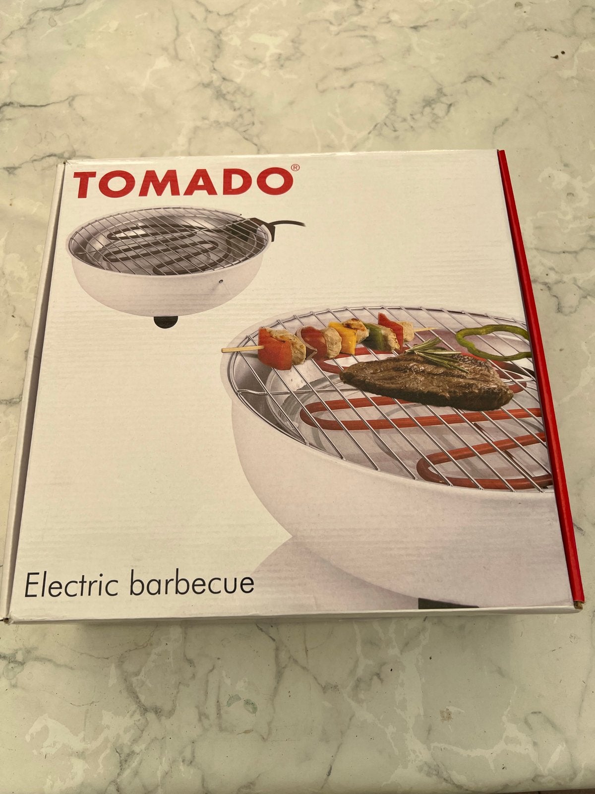 Tomado Elektrische Barbecue 1250W - Nieuw in doos, Tuin en Terras, Ophalen of Verzenden, Nieuw
