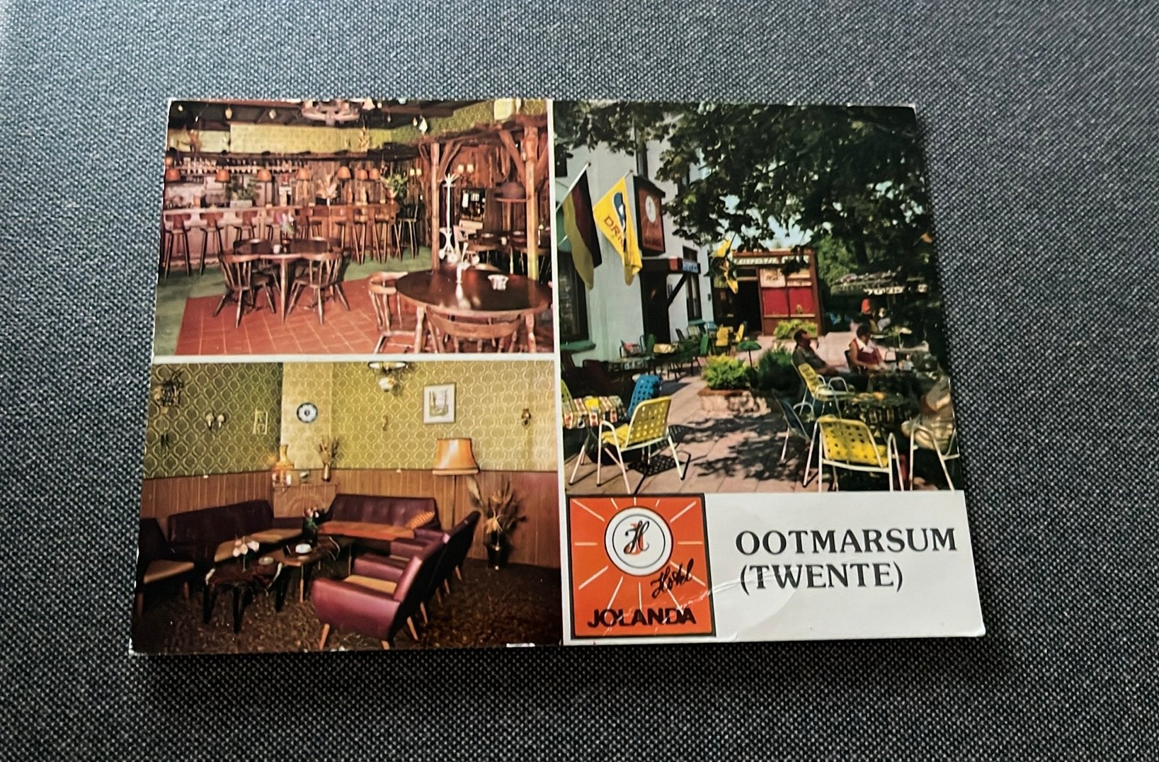 Ootmarsum Hotel Jolanda Westwal 3 luik, Ophalen of Verzenden, 1960 tot 1980, Gelopen, Overijssel