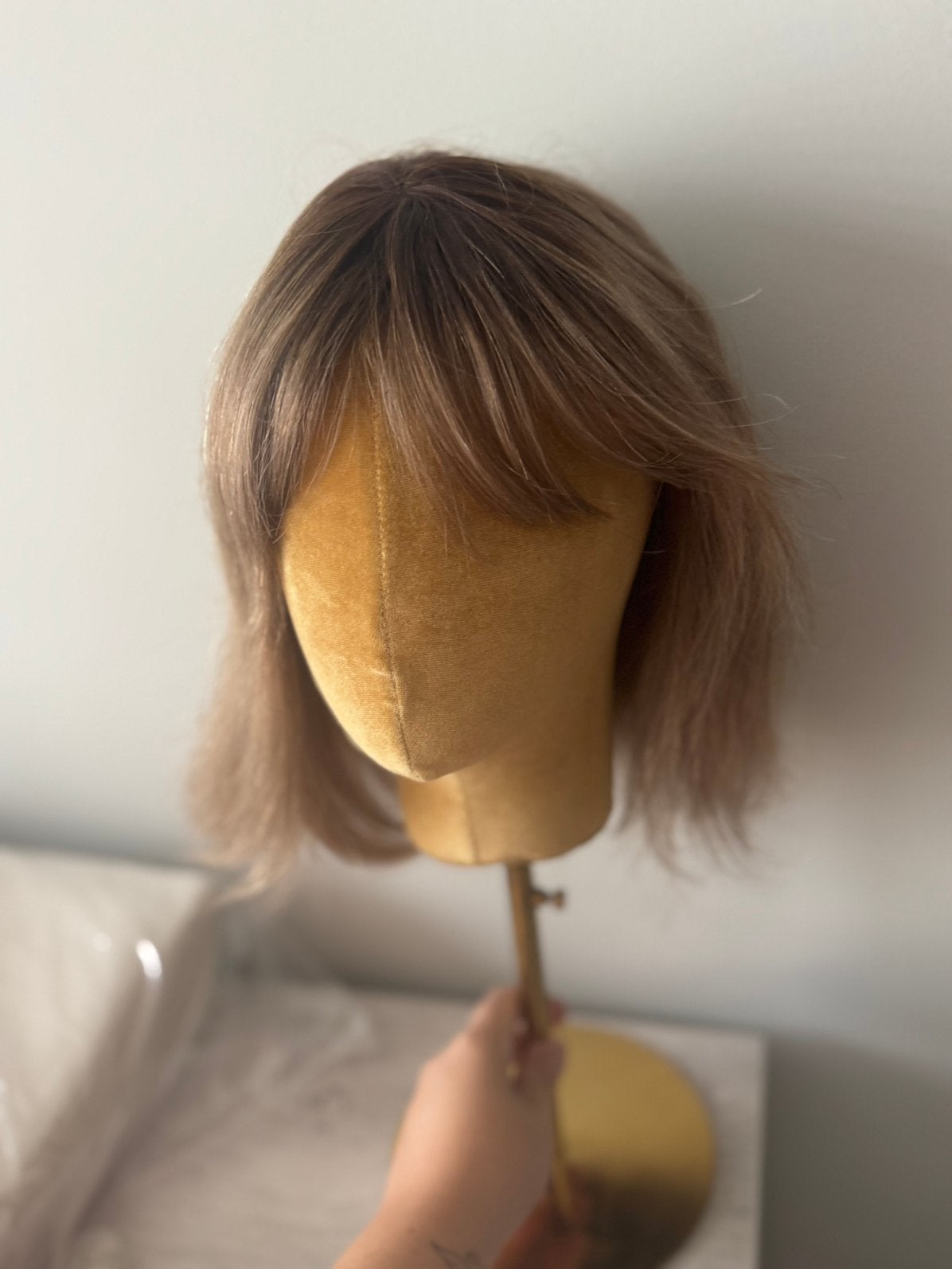 Nieuw haarwerk echt haar, Sieraden, Tassen en Uiterlijk, Uiterlijk | Haarverzorging, Ophalen of Verzenden, Zo goed als nieuw, Pruik of Haarverlenging