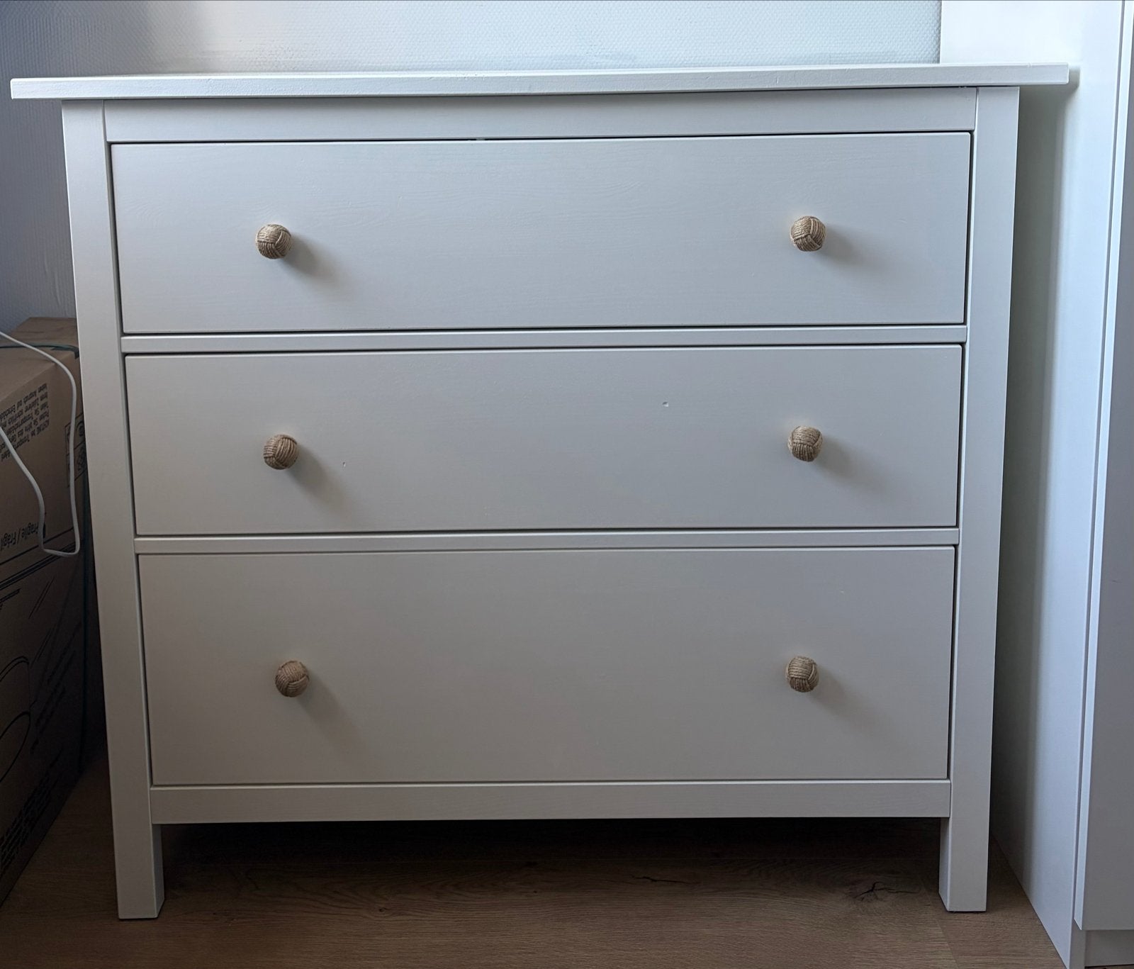 IKEA Hemnes Kast met 3 Lades - Incl. Nieuwe Knopjes, Huis en Inrichting, Ophalen, Gebruikt, 50 tot 100 cm, 3 of 4 laden