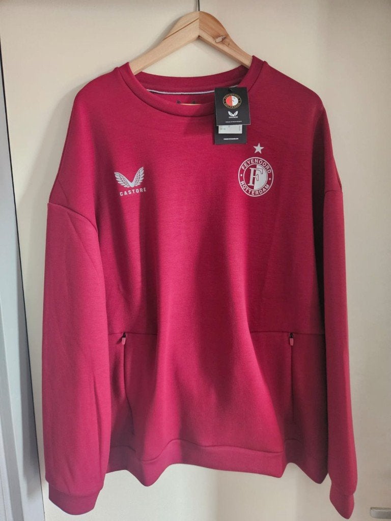 Feyenoord Travel Crew Sweat XL, Maat XL, Verzenden, Nieuw, Shirt