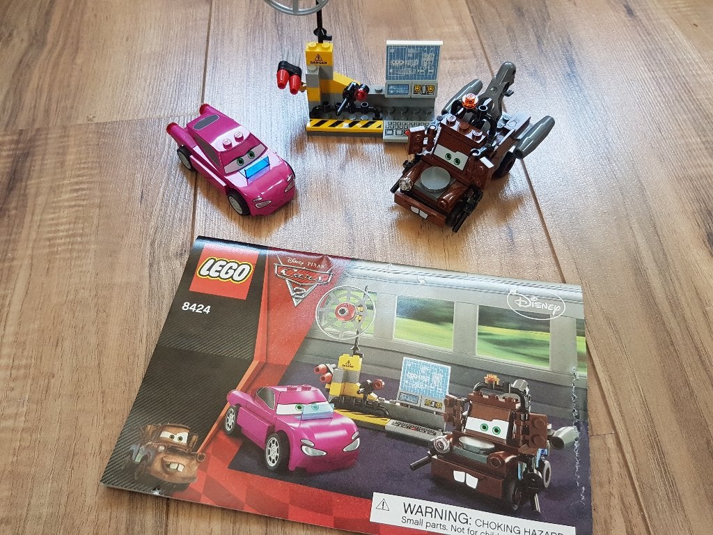 LEGO 8424 Cars 2 Takels spionnenafdeling, Overige thema's, Lego, Ophalen of Verzenden, Zo goed als nieuw