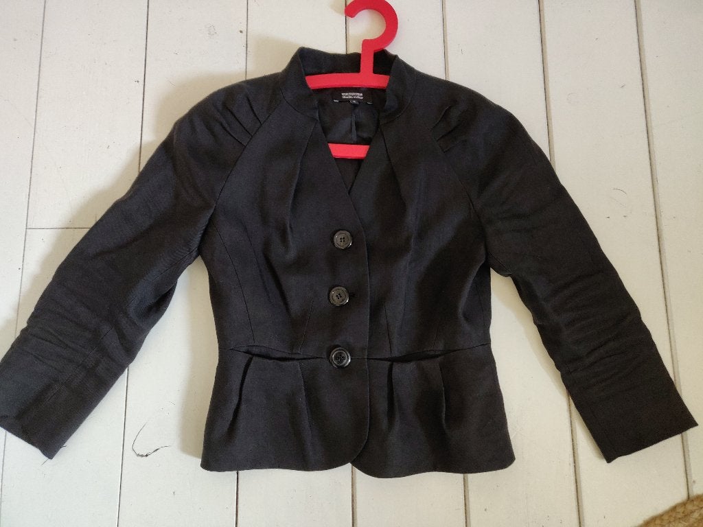 Zwart colbert Claudia Strater, maat 36, Kleding | Dames, Ophalen of Verzenden, Gedragen, Maat 36 (S), Zwart