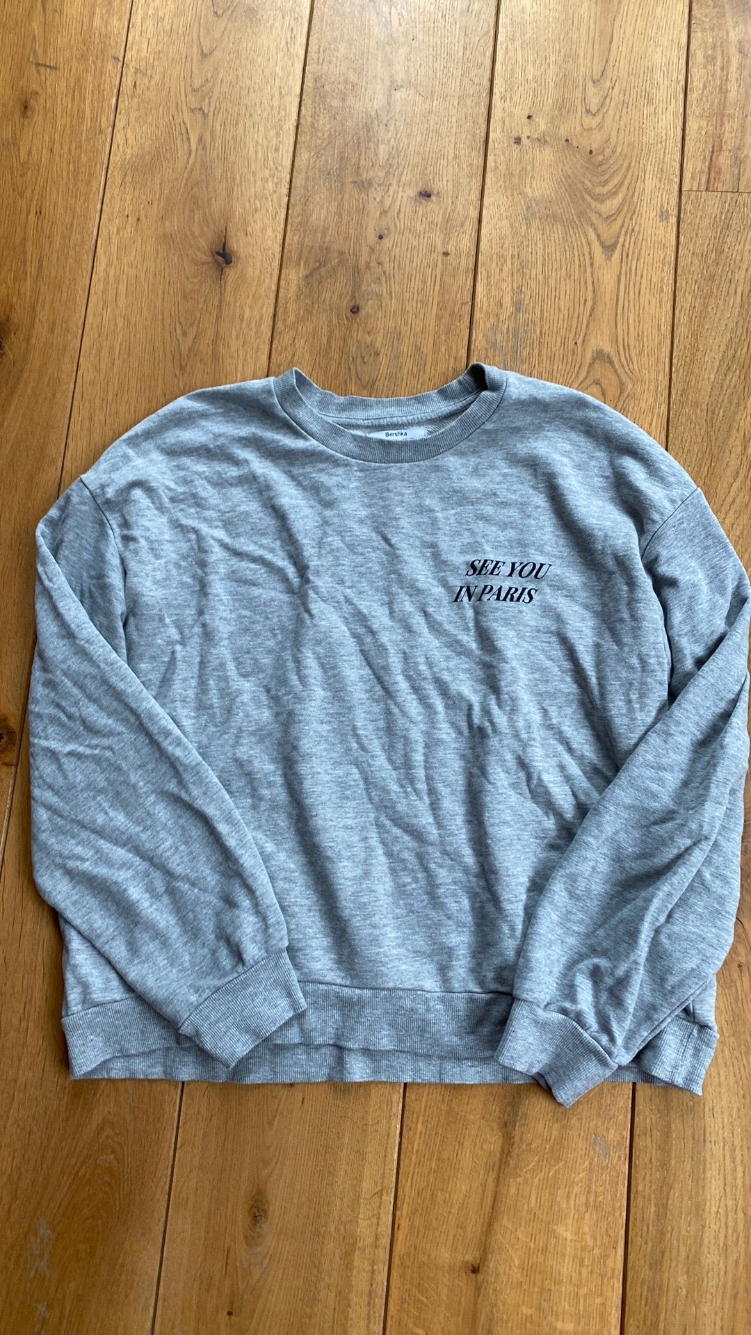 Bershka sweater grijs L, Kleding | Dames, Ophalen of Verzenden, Gedragen, Grijs