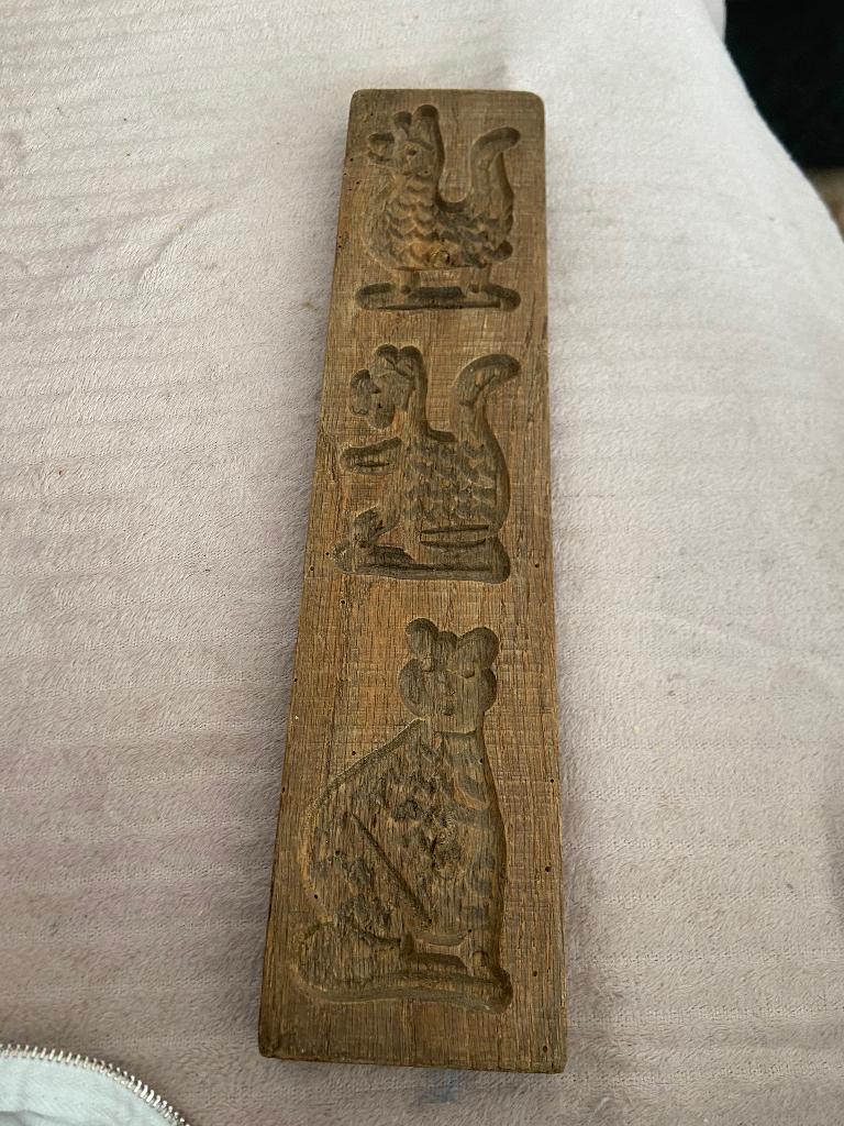 oud speculaasplankje 3 verschillende vormen, Ophalen