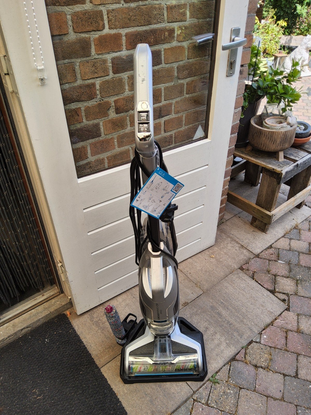 Bissell CrossWave C3 Select nat- en droogzuiger zwart zilver, Witgoed en Apparatuur, Combi-reiniger, Overige merken, Gebruikt