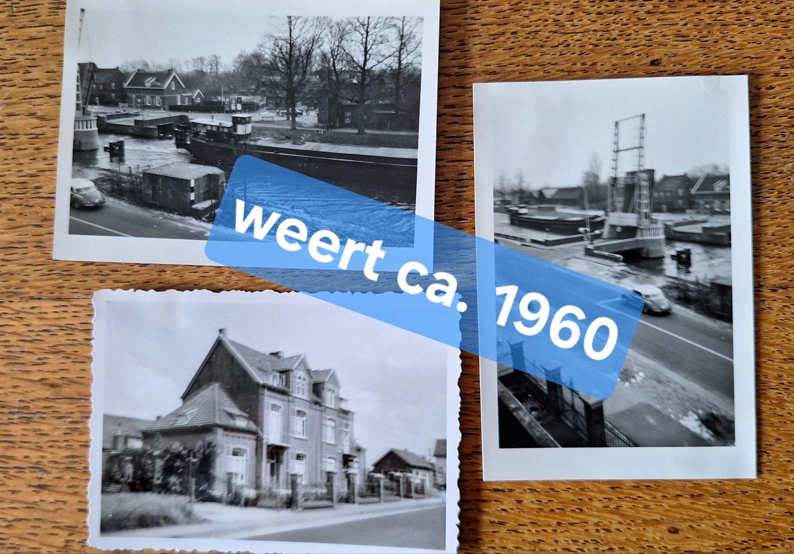 Weert circa 1960-1961 - 3 originele zwart-wit foto's, Verzamelen, Ophalen of Verzenden, 1960 tot 1980