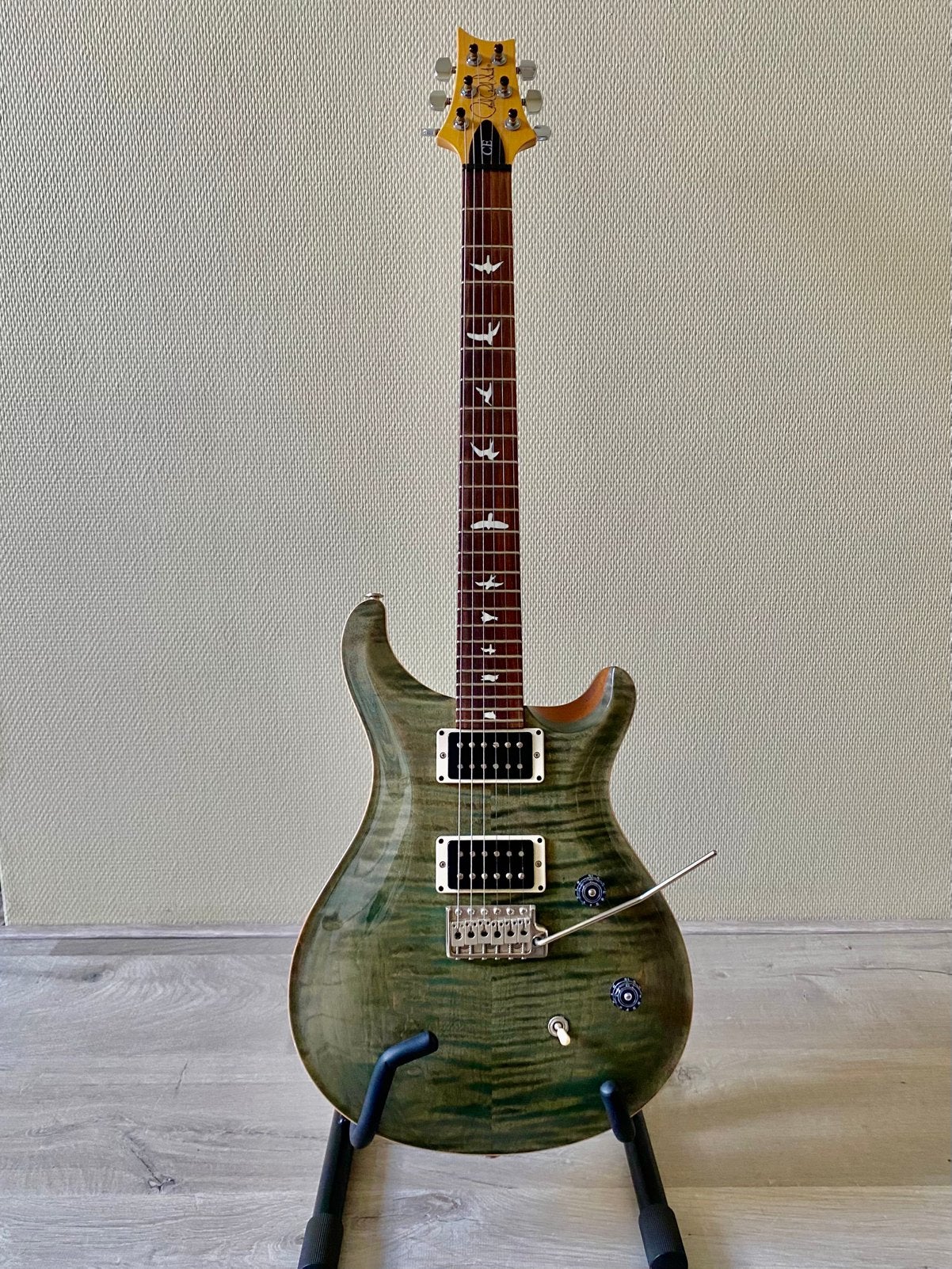 PRS CE 24 USA 2016 – Trampas Green – Topstaat, Ophalen, Zo goed als nieuw, Solid body, Paul Reed Smith