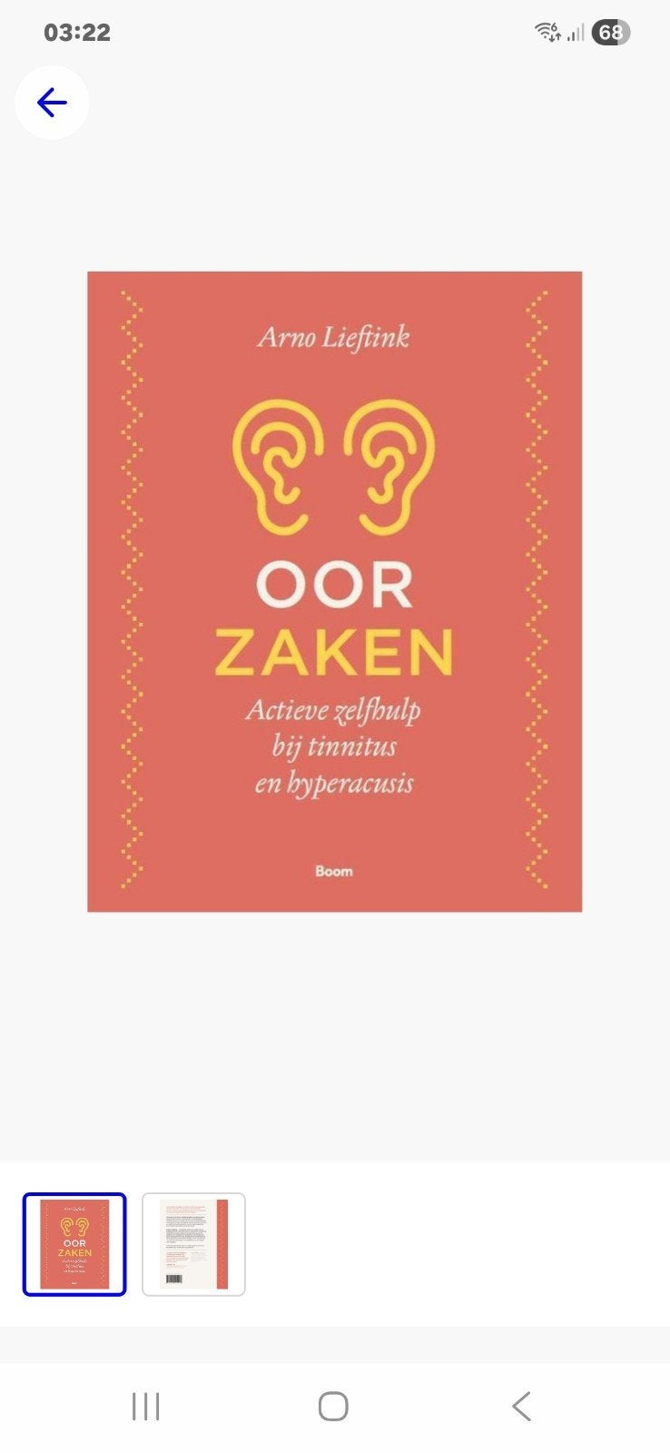 Oor Zaken: Actieve zelfhulp bij tinnitus en hyperacusis, Ophalen of Verzenden, Nieuw, Gezondheid en Conditie, Arno Lieftink