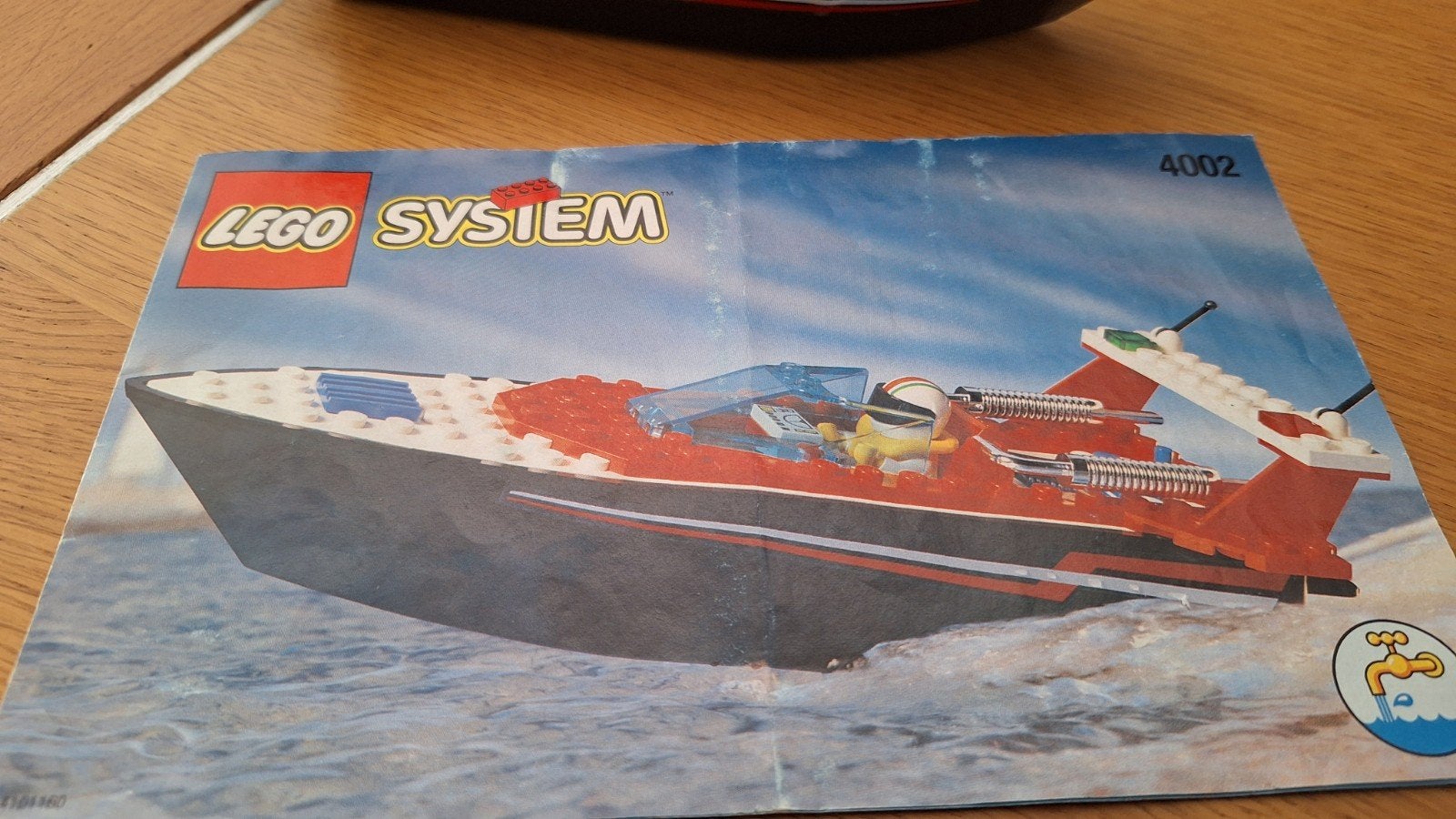 LEGO System 4002 Speedboot met instructieboekje, Ophalen of Verzenden, Zo goed als nieuw, Overige merken