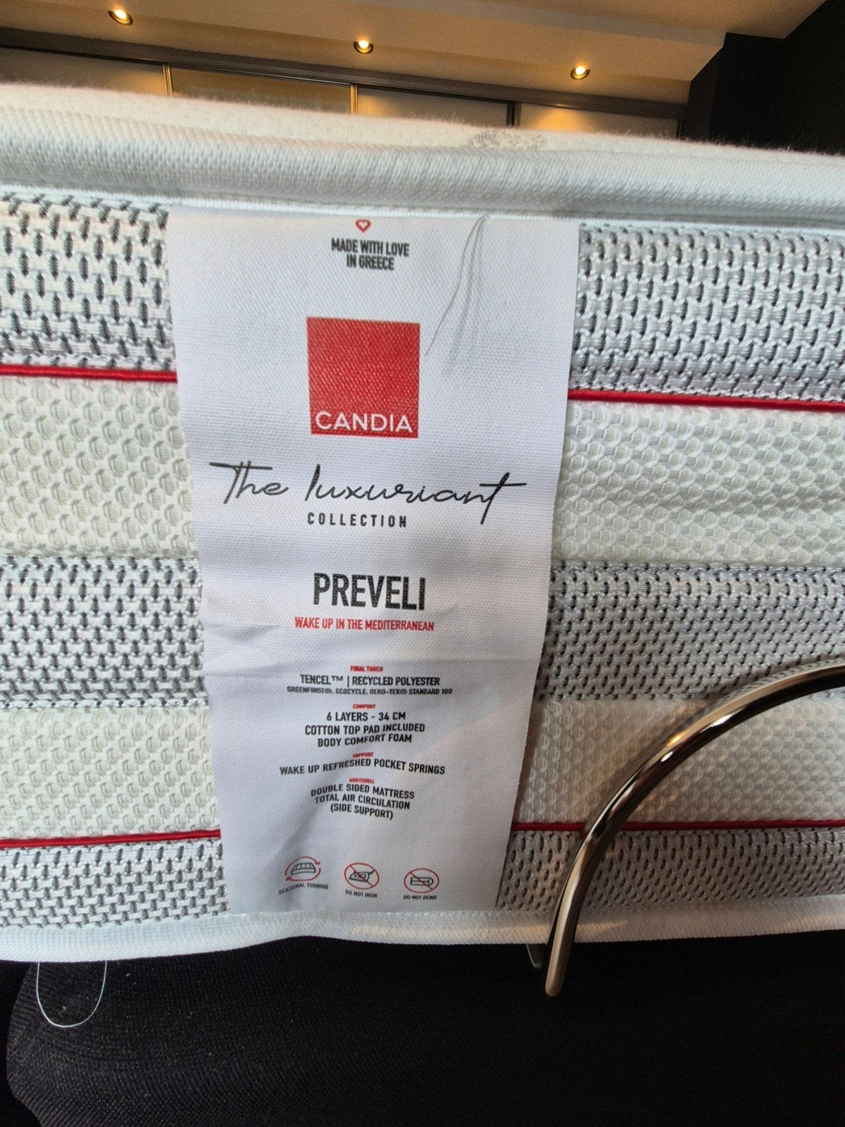 PREVELI matras 90x210, Ophalen, 90 cm, Eenpersoons, 210 cm