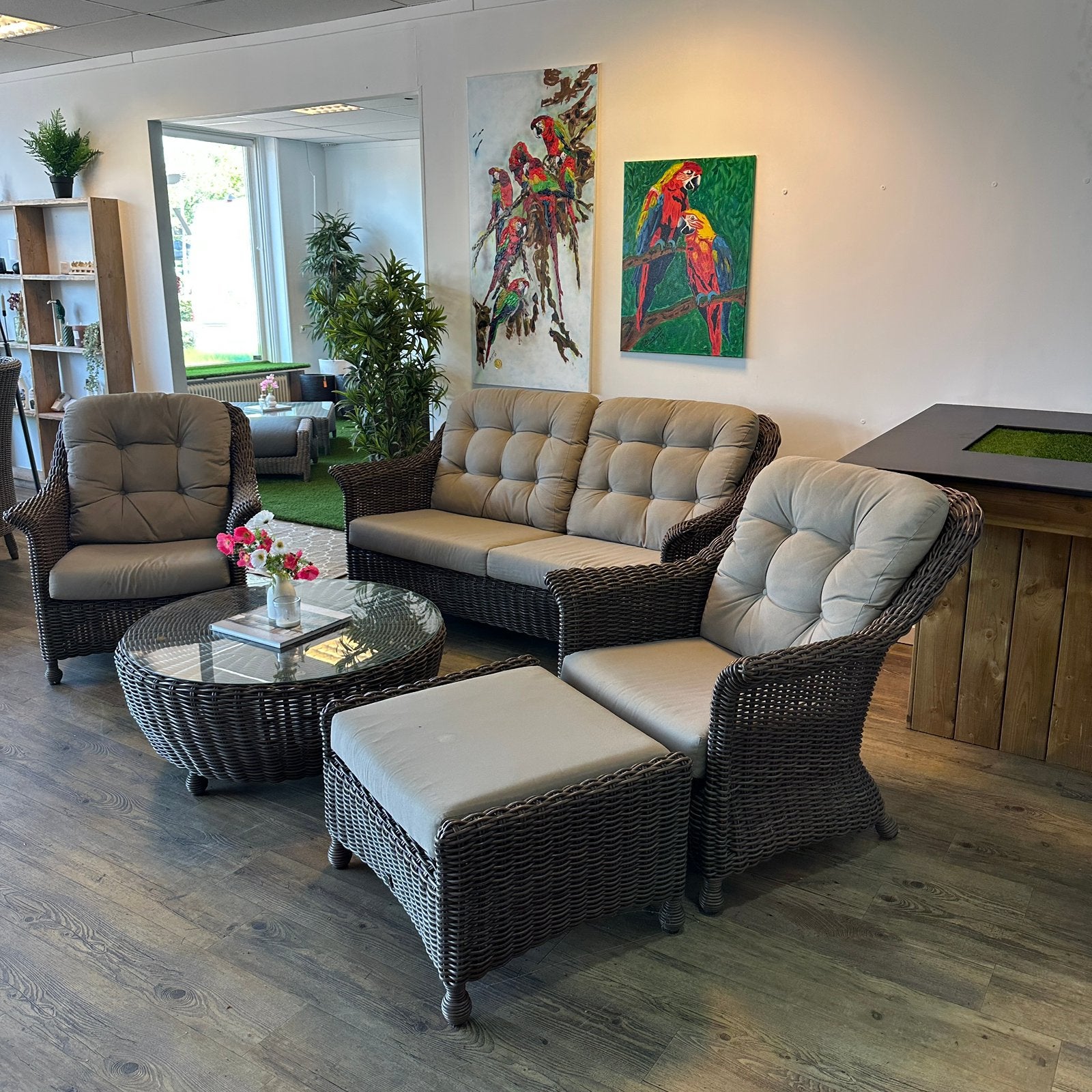 4 Seasons Outdoor (4SO) Madoera Loungeset – Compleet, Tuin en Terras, Tuinsets en Loungesets, Gebruikt, Verzenden, ., .