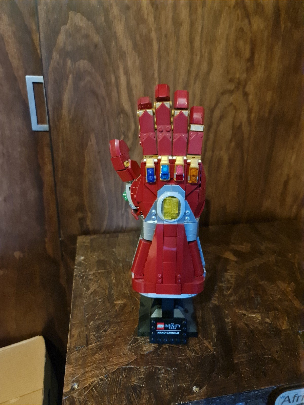 lego nano gauntlet zo goed als nieuw compleet, Marvel, Lego, Ophalen of Verzenden, Zo goed als nieuw