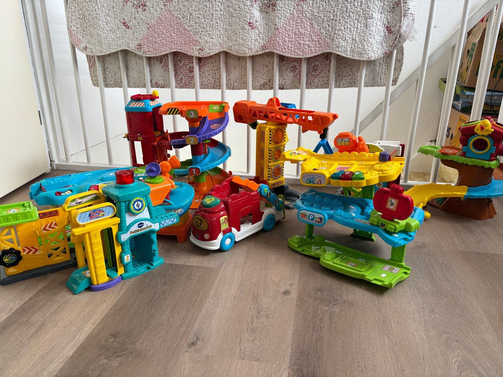 Grote VTech Toet Toet Auto's collectie, auto(banen), Ophalen, Gebruikt, Jongen of Meisje