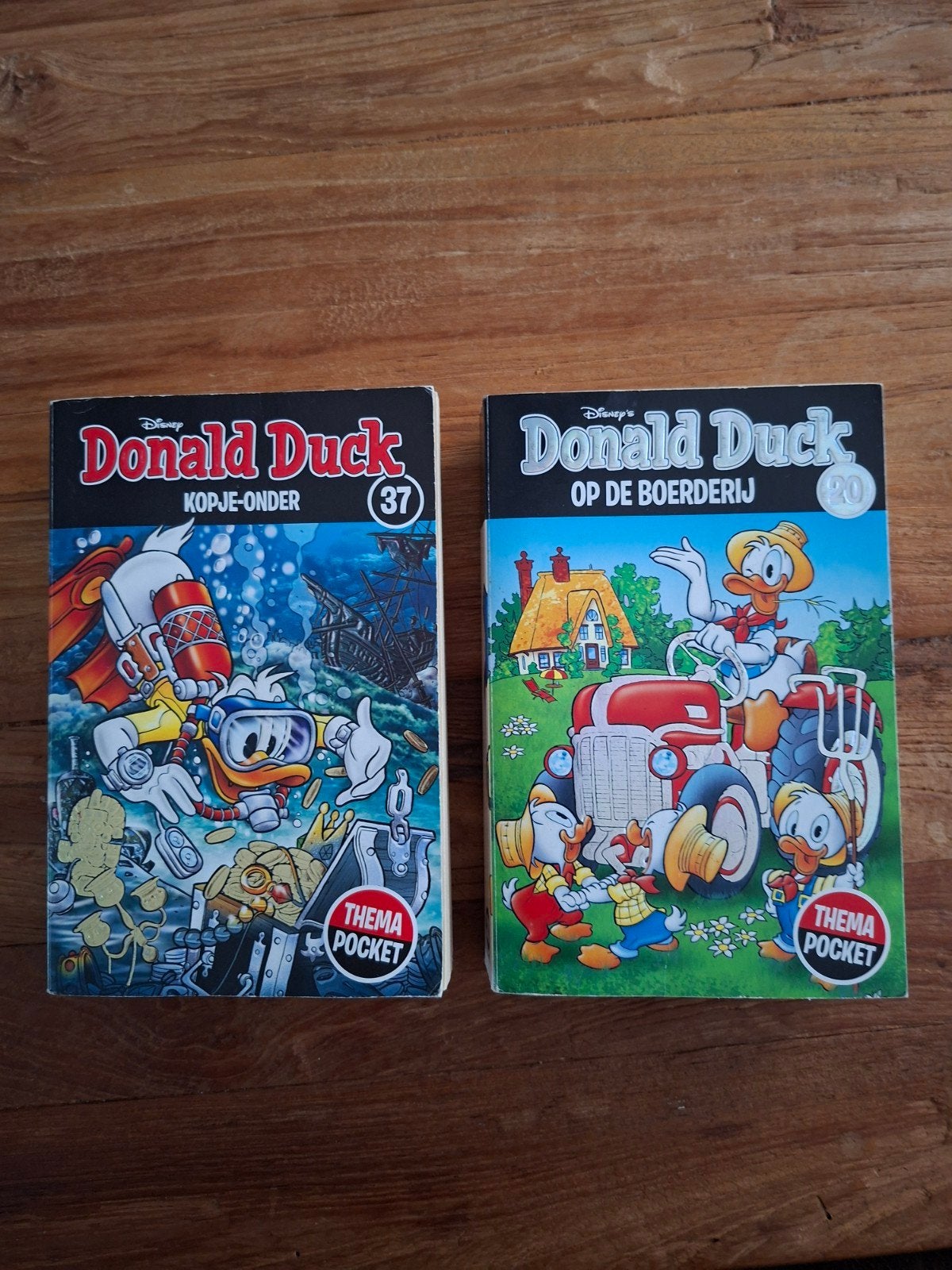 2 x dikke themapocket Donald Duck, Eén comic, Ophalen of Verzenden, Zo goed als nieuw, Europa