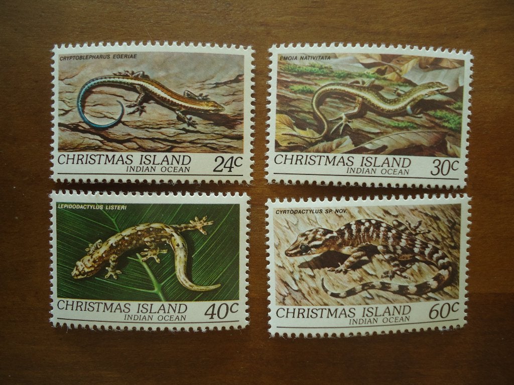 Reptielen Christmas eil. 1981, mi. 146-49 postfris, Ophalen of Verzenden, Postfris, Dier of Natuur