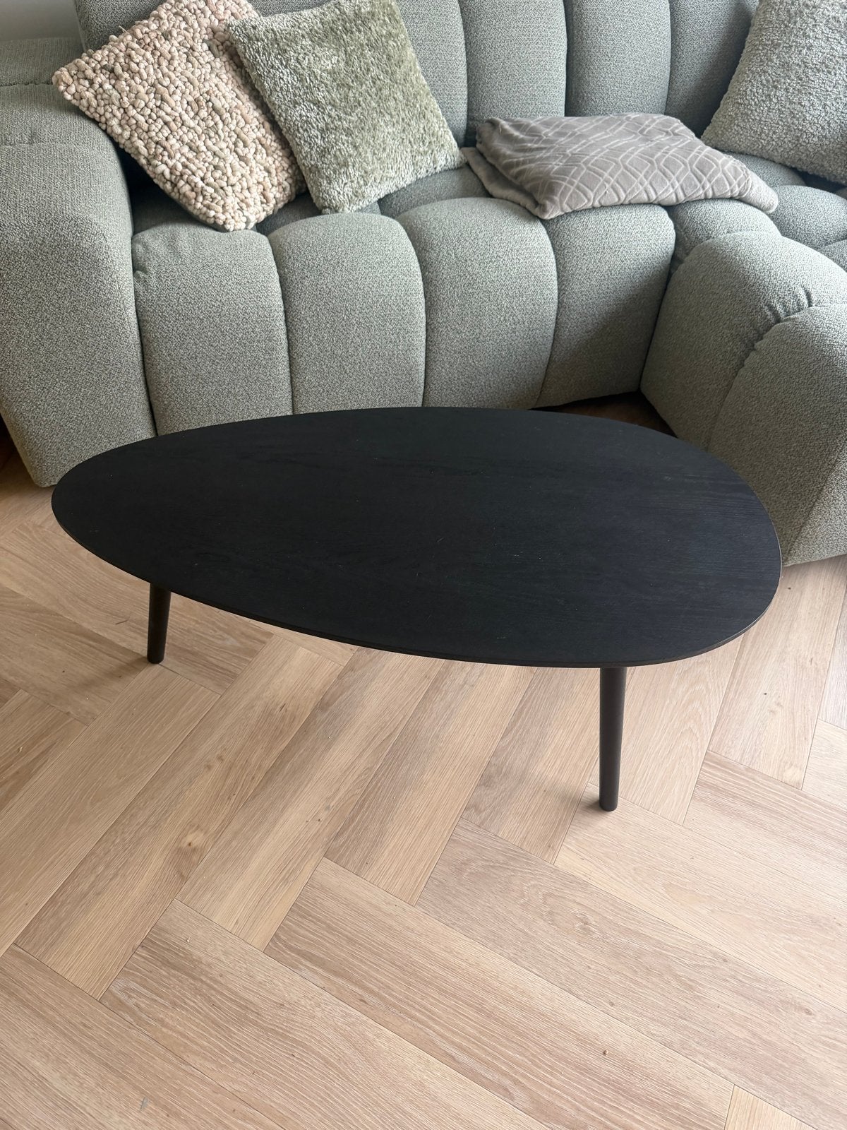 Salontafel Leen Bakker - Zo goed als nieuw, Huis en Inrichting, Ophalen, Zo goed als nieuw, Ovaal, Overige houtsoorten