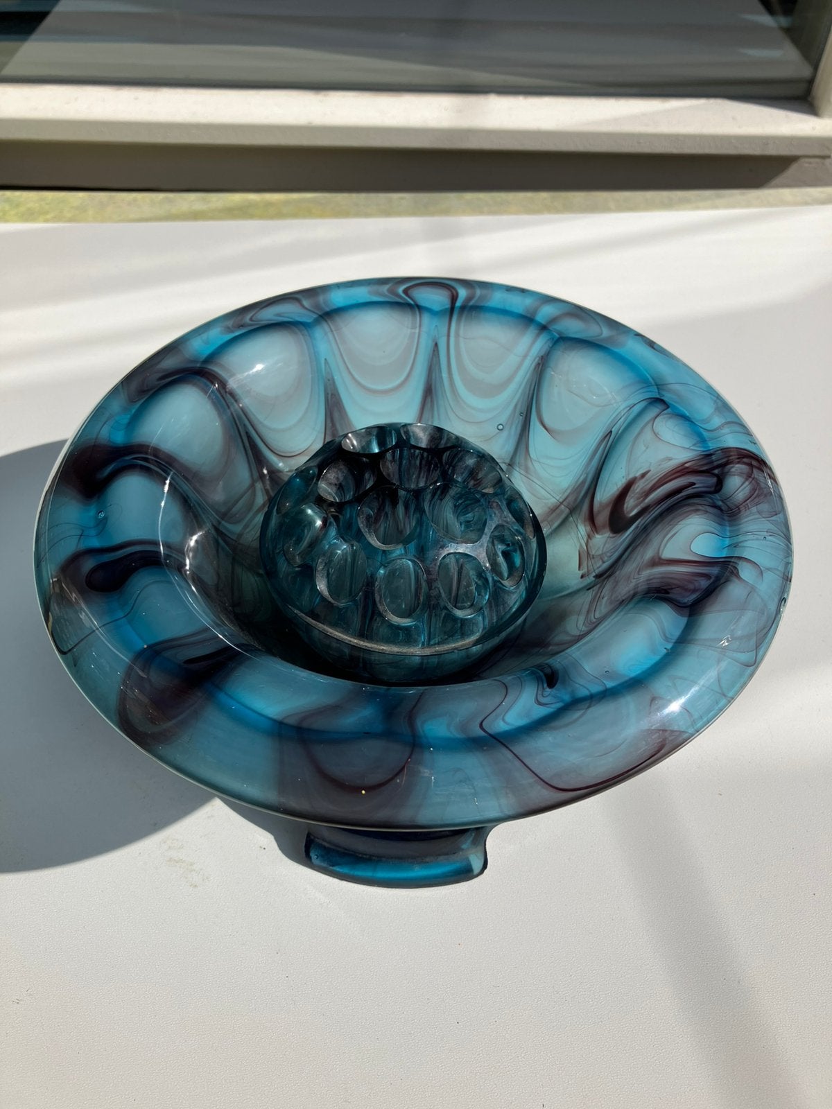 3-delig art deco cloudglass bowl, Antiek en Kunst, Ophalen of Verzenden