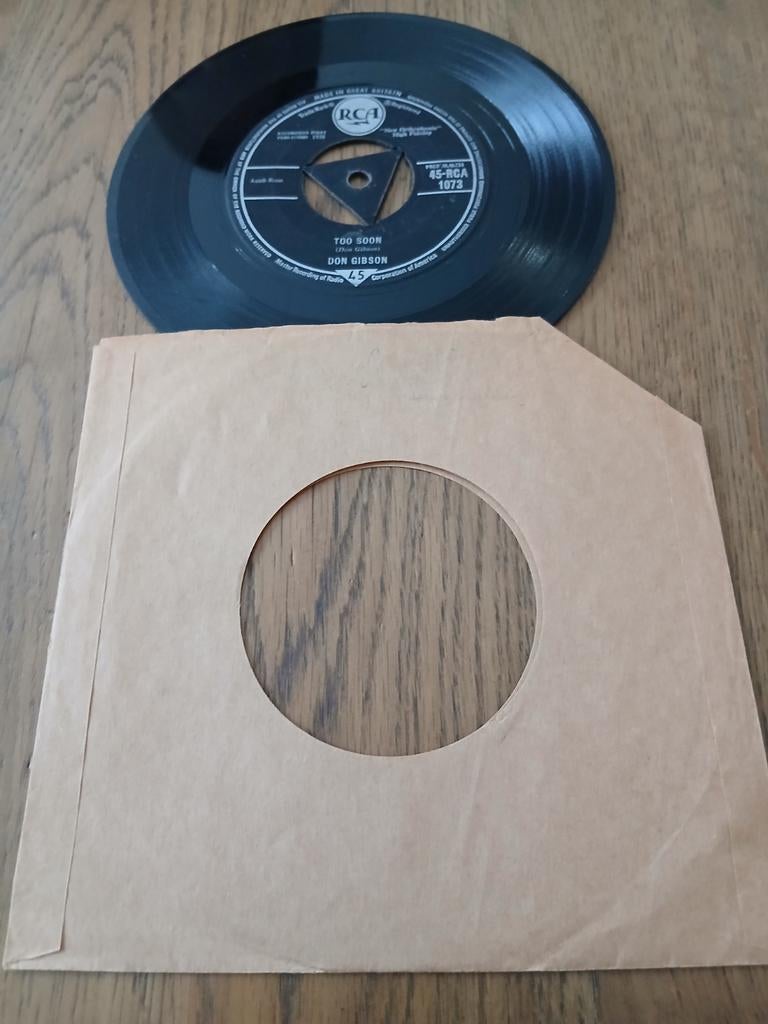 VINYL SINGLE   DON GIBSON  1959, Ophalen of Verzenden, Zo goed als nieuw, Overige formaten