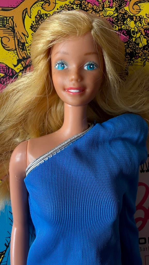 Vintage Barbie Superstar Mattel Hong Kong, Verzamelen, Poppen, Ophalen of Verzenden, Zo goed als nieuw, Pop