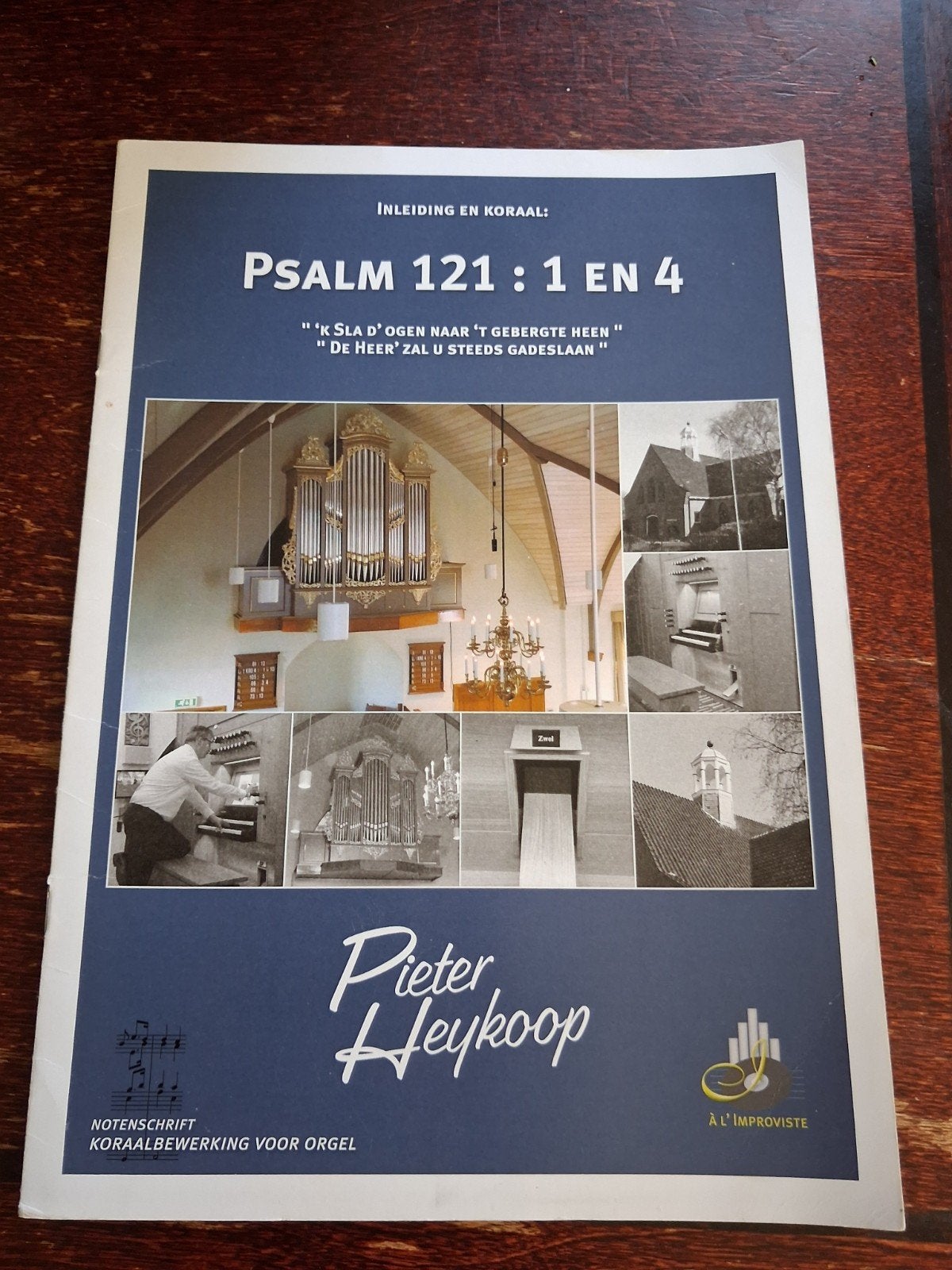 Psalm 121: 1/ 4 Koraalbewerking voor Orgel - Pieter Heykoop, Orgel, Gebruikt, Ophalen of Verzenden, Religie en Gospel