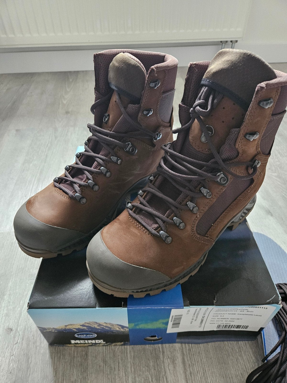 Meindl Bergschoenen B/C - Bruin, Maat 8.5, Ophalen of Verzenden, Nieuw, Schoenen