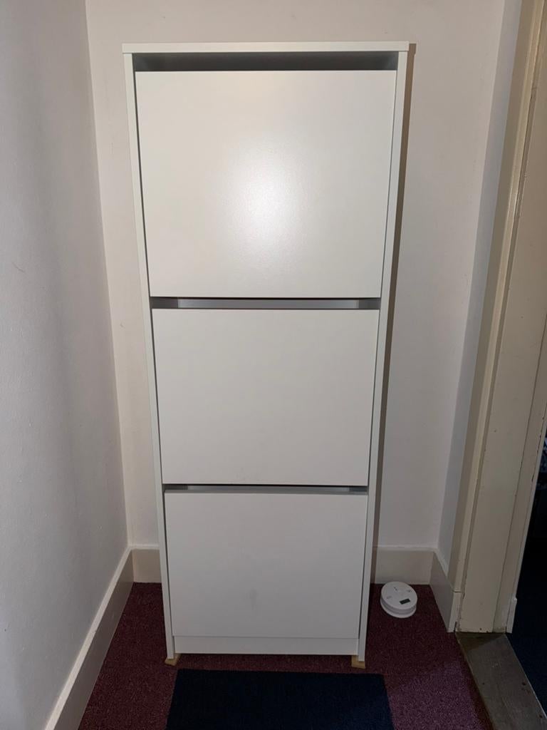 Ikea bissa schoenenkastje wit, Huis en Inrichting, Kasten | Schoenenkasten, Ophalen, Zo goed als nieuw