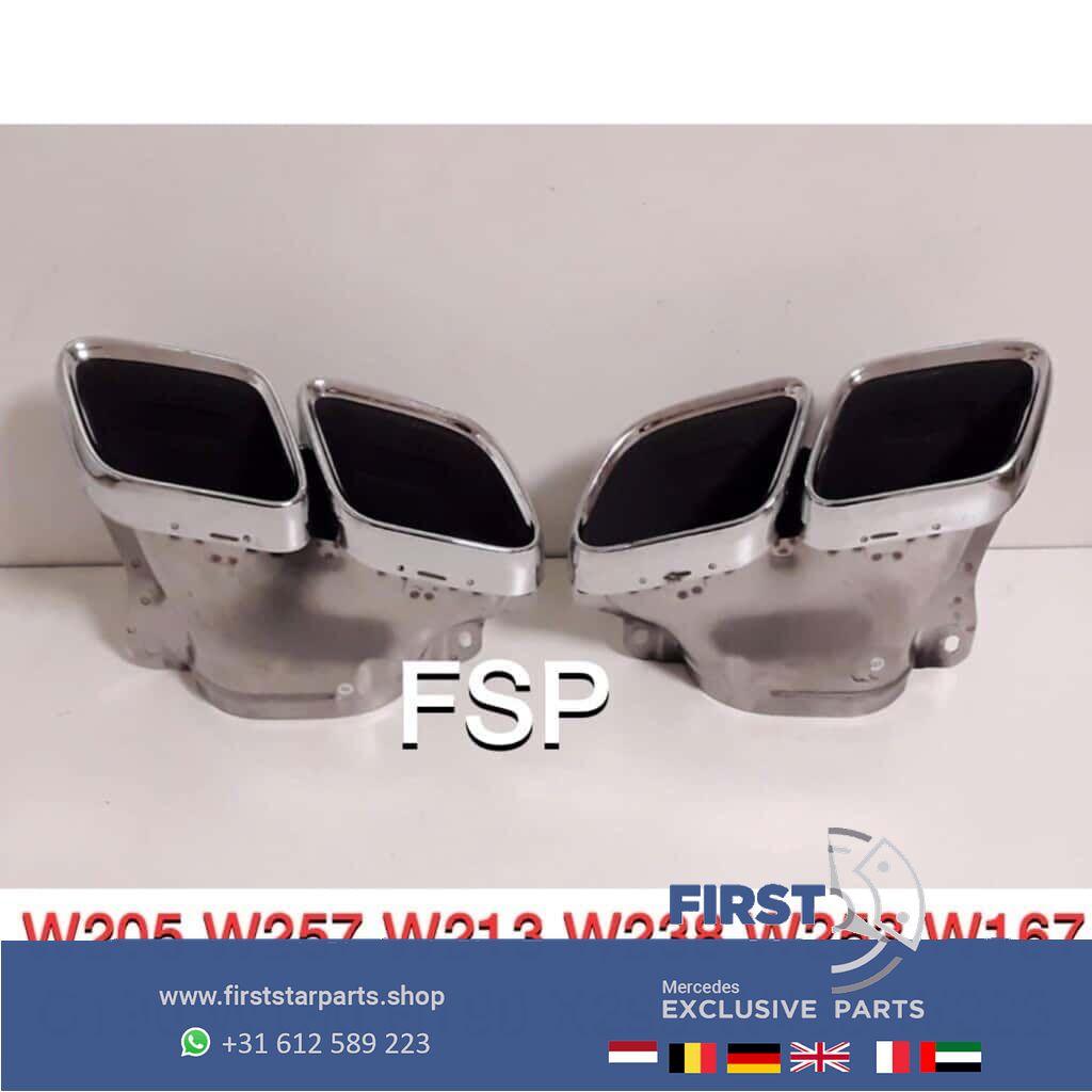 FACELIFT 63 AMG UITLAATSIERSTUK SET C63 E63 GLC63 GLE63 GT63, Auto-onderdelen, Uitlaatsystemen, Gebruikt, -, Ophalen of Verzenden