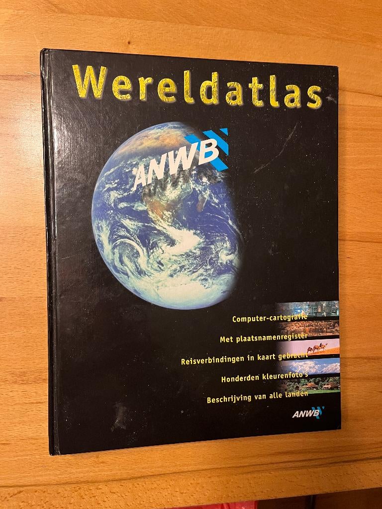 Wereldatlas van de ANWB, Boeken, Atlassen en Landkaarten, ANWB, Ophalen of Verzenden, 1800 tot 2000, Nederland