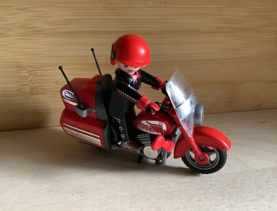 Playmobil 7688 Harley Davidson Highway Tourer met Figuur, Ophalen of Verzenden, Zo goed als nieuw, Complete set