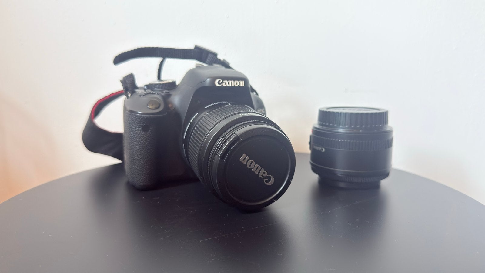 Canon EOS 600D Spiegelreflexcamera met 2 lenzen, Spiegelreflex, Canon, Beeldstabilisatie, Ophalen of Verzenden
