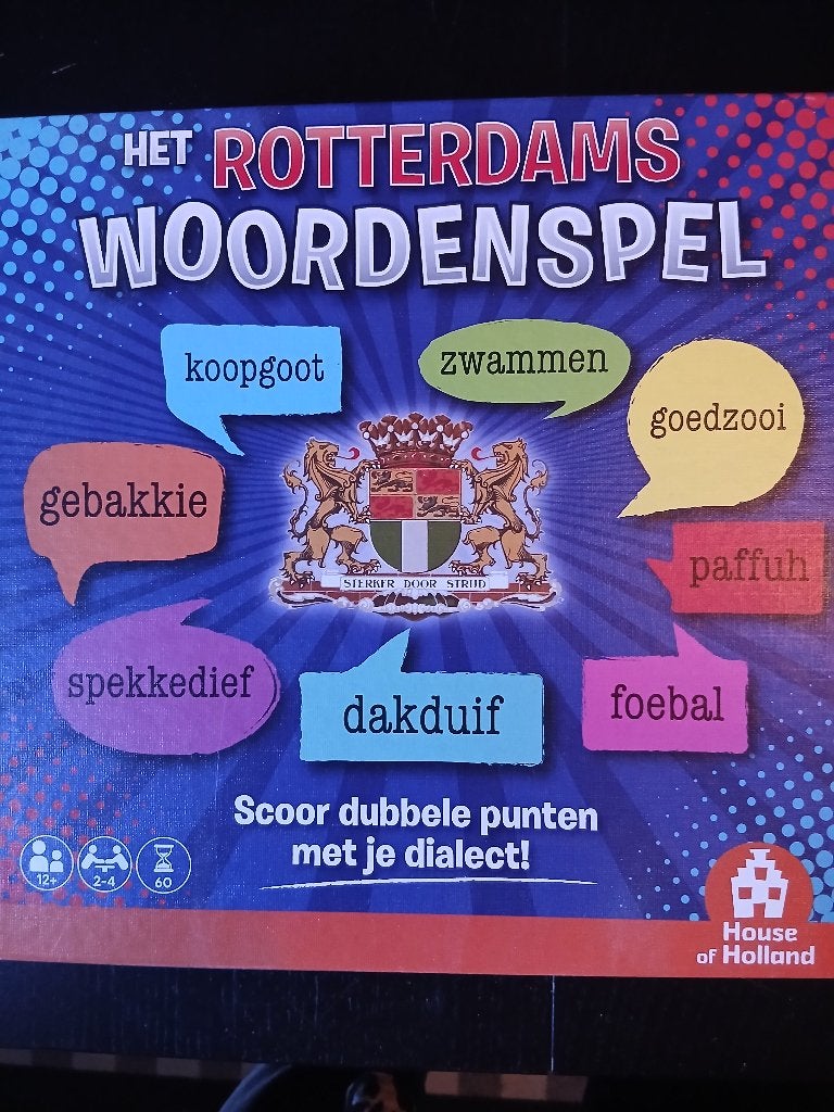 Rotterdams woordenspel, Ophalen of Verzenden, Zo goed als nieuw, House of Holland