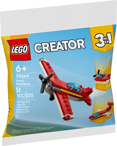 Lego Creator polybag 30669 Klassiek rood vliegtuig, Lego, Nieuw, Ophalen of Verzenden, Compleet