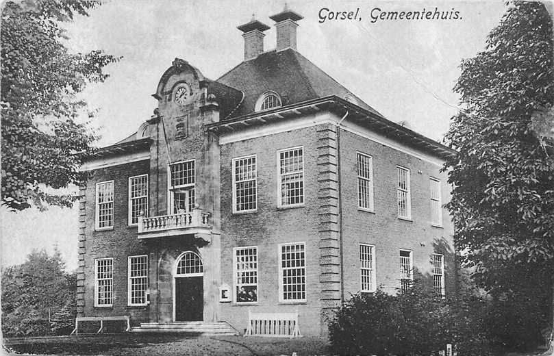 380-255-031 Gorssel Gemeentehuis, Verzenden, Voor 1920, Gelderland
