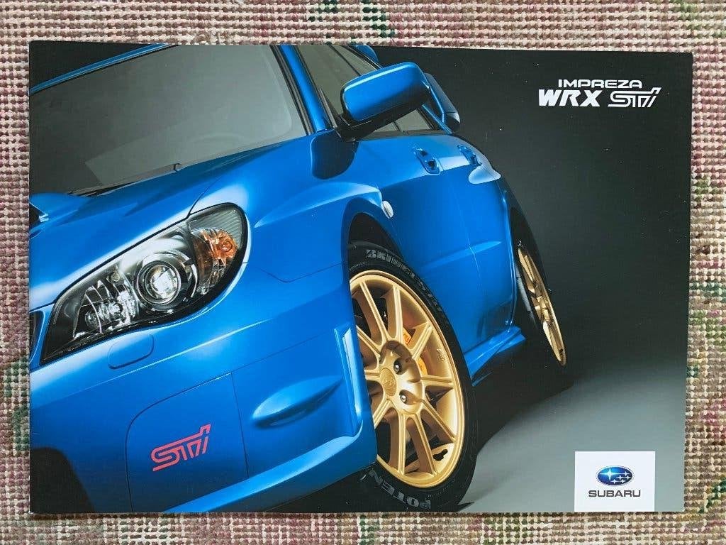Folder brochure Subaru Impreza WRX STI 2006 Nederlands Nieuw, Nieuw, Ophalen of Verzenden, Overige merken, Subaru
