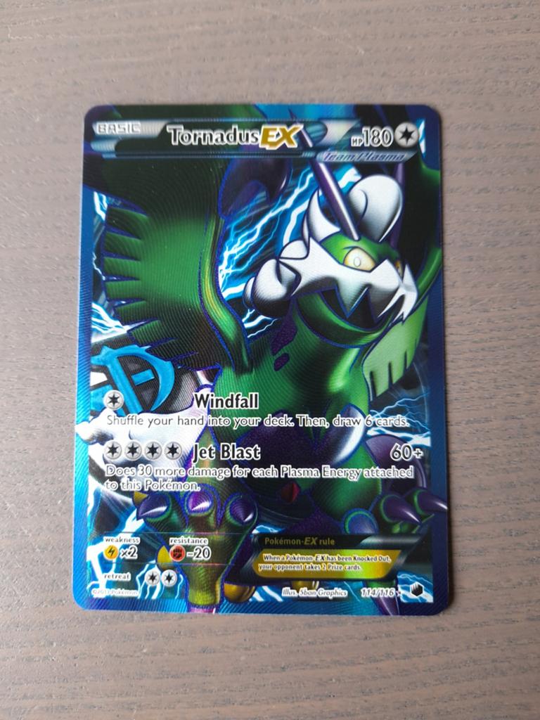 Plasma freeze 114/116 tornadus ex, Ophalen of Verzenden, Gebruikt, Losse kaart, Foil
