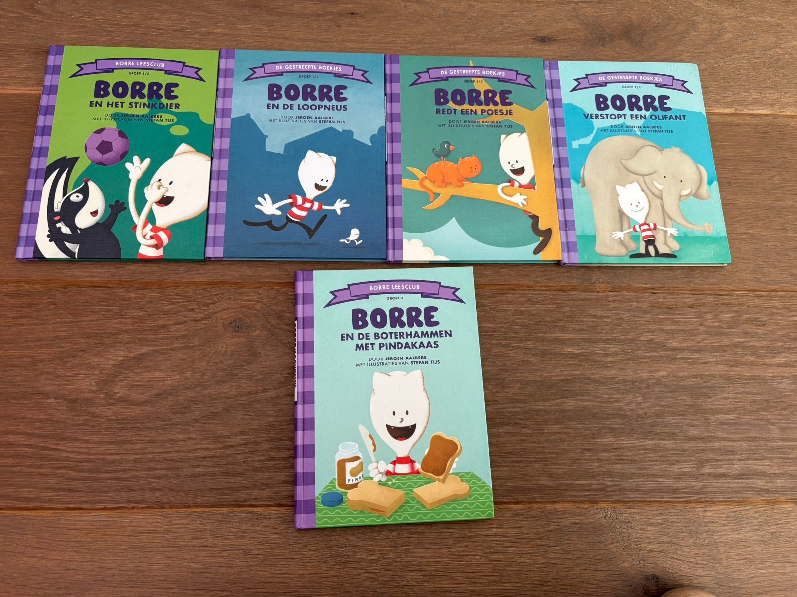 5 boekjes van Borre. Goede staat!, Ophalen of Verzenden, Zo goed als nieuw, Taal en Lezen