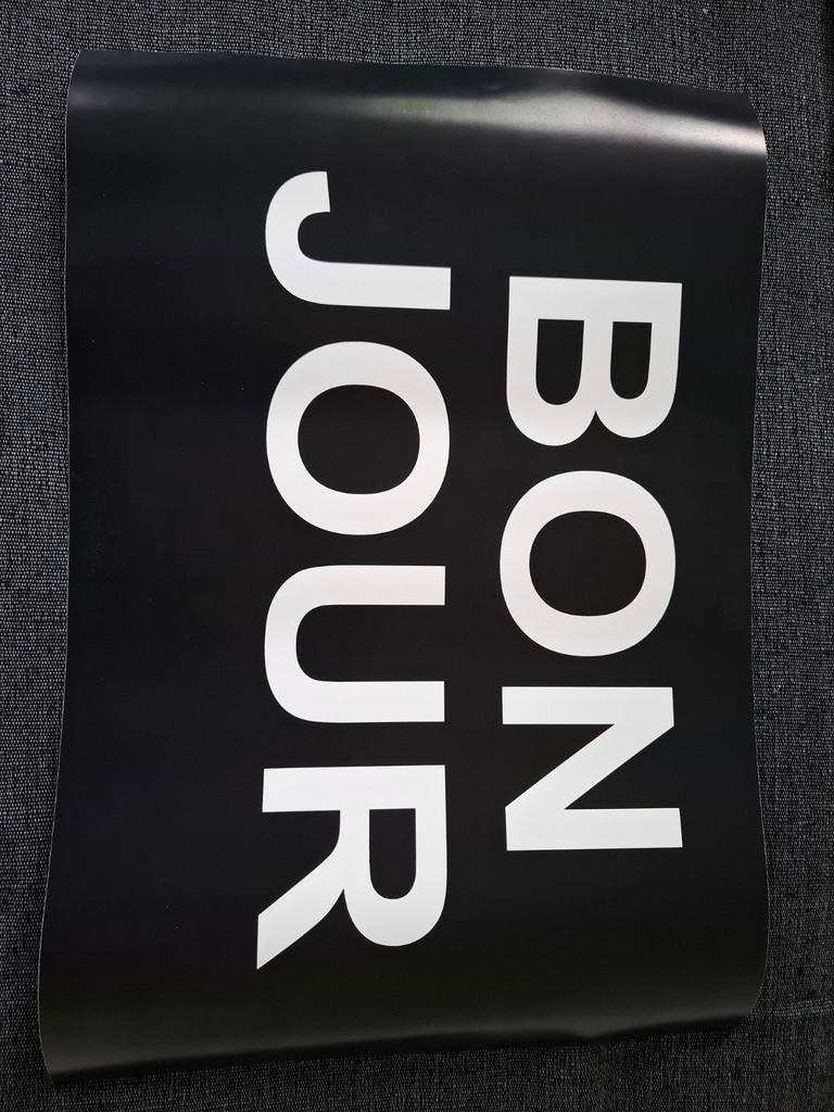 Zwart, wit poster, Huisje van Sanne!, Minder dan 50 cm, Nieuw, Ophalen of Verzenden, Foto of Poster