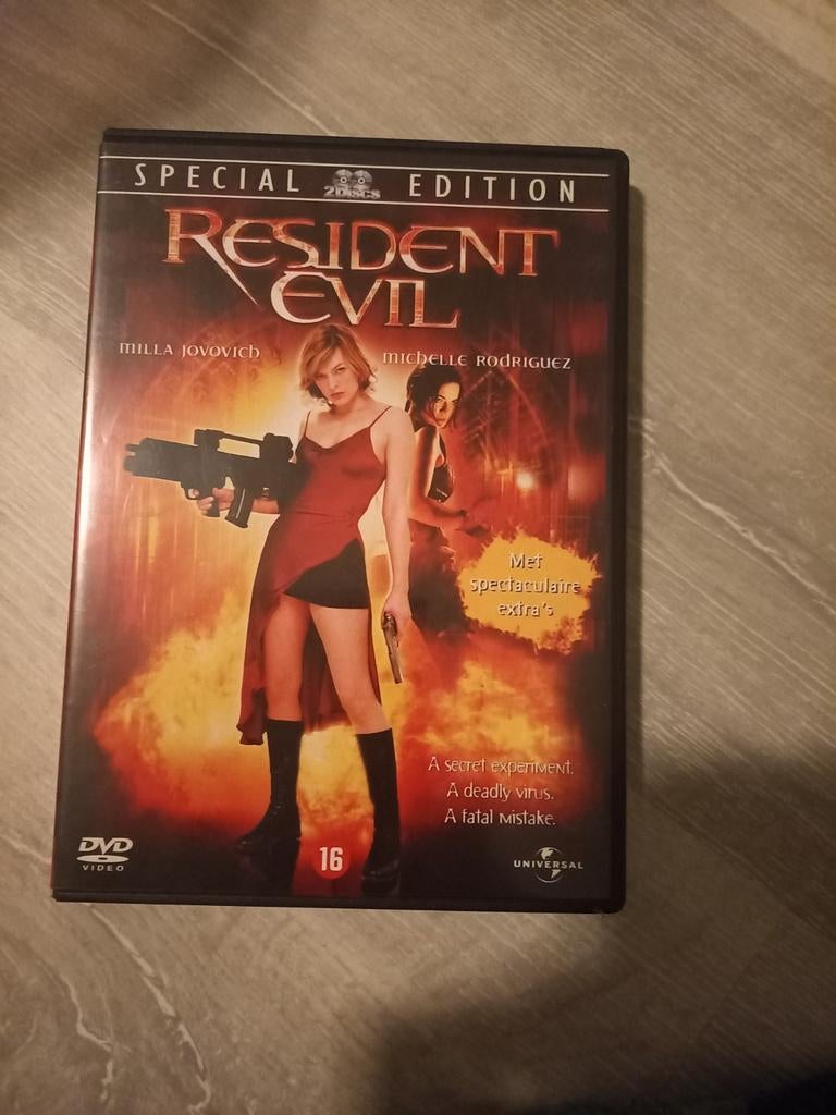 Resident Evil,  dvd., Vanaf 16 jaar, Ophalen, Zo goed als nieuw